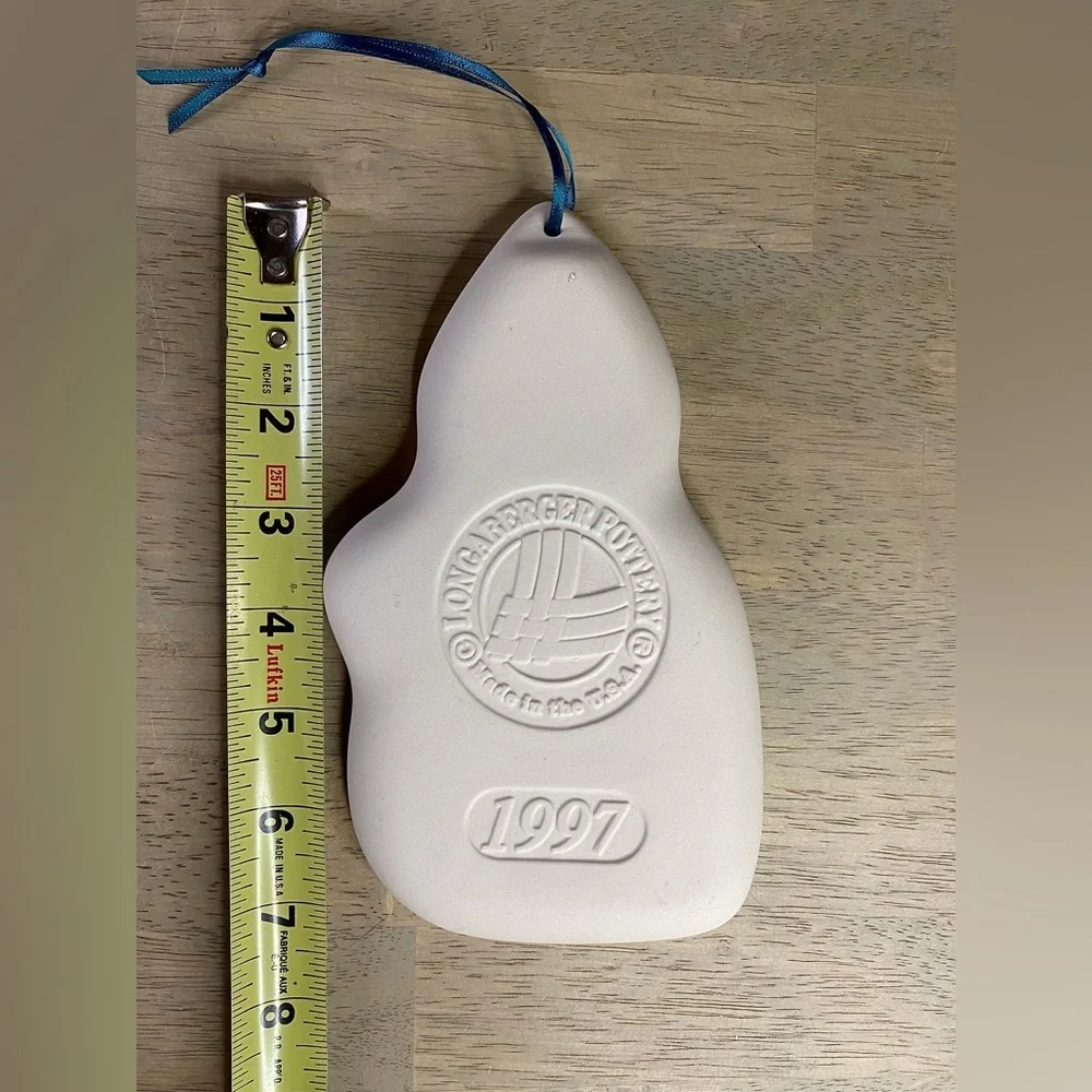 Longaberger‎ 1997 Pottery Snow Friends Cookie Mold Snowmen